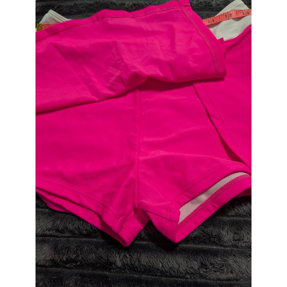 NWT Hot Pink Swim Skort Set Size 6 Sporty Two Piece Tropical Vacation Cruise - Picture 11 of 13
